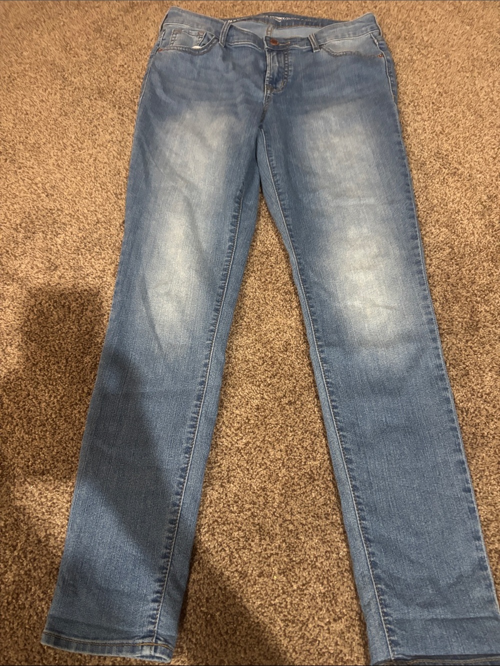 Old Navy Light Blue Straight-Leg Jeans